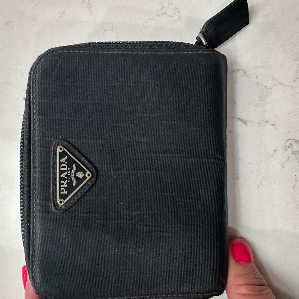 Prada Nylon Black Compact Wallet - Picture 3 of 15